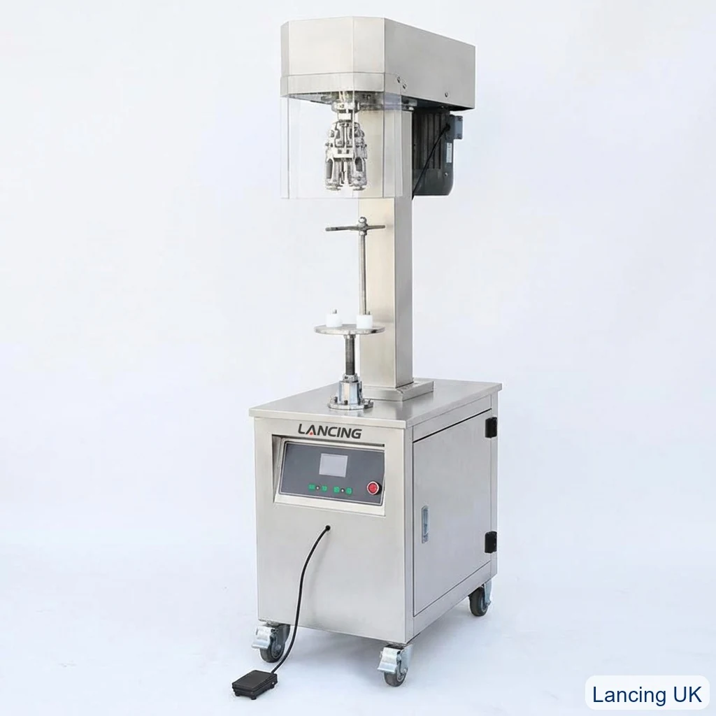 Semi automatic ROPP capper side view